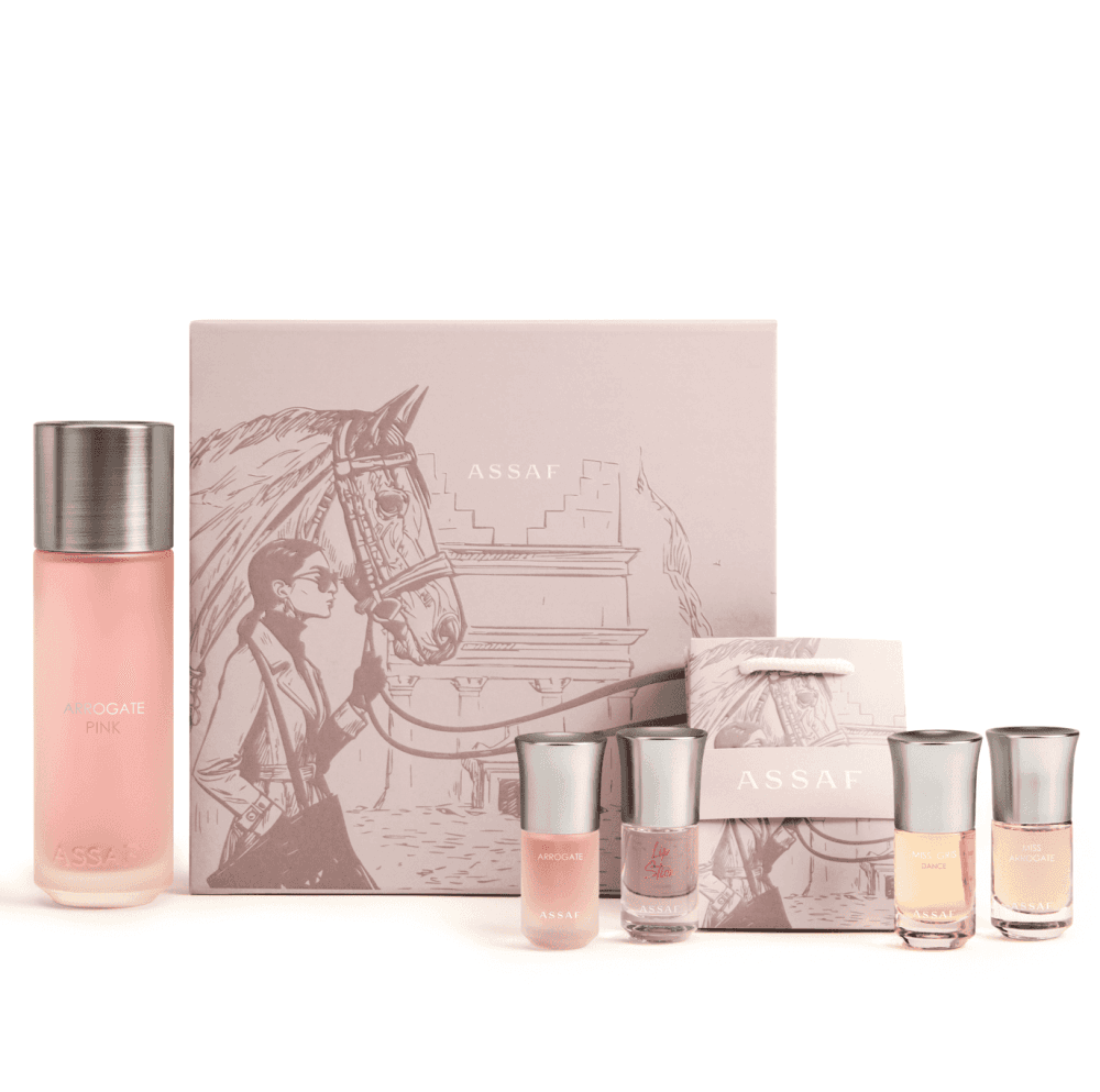 ARROGATE PINK SET - Luxury Arabian Perfume