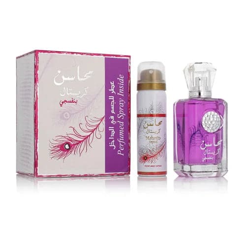 MAHASIN CRYSTAL VIOLET + DEODRANT - Luxury Arabian Perfume